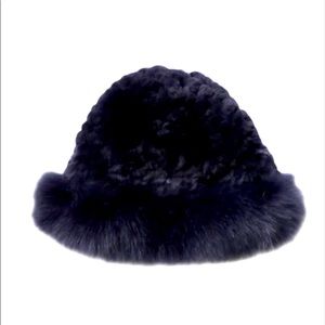 Lux Fur Hat NAVY